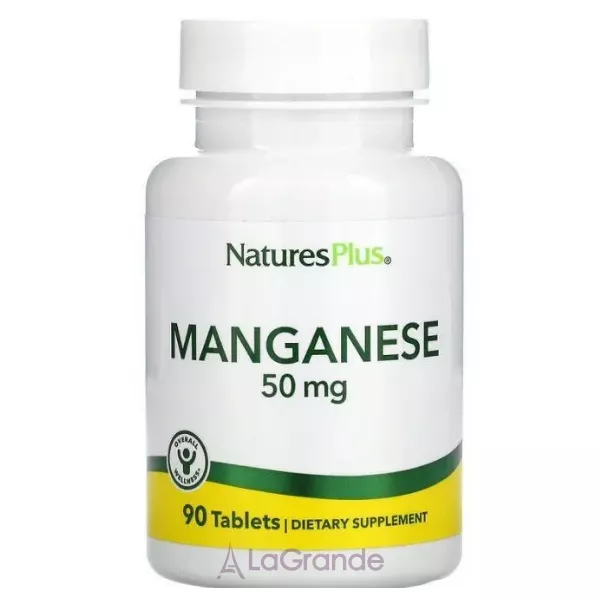 NaturesPlus Manganese 50 mg ��������� 50 �� � ���������