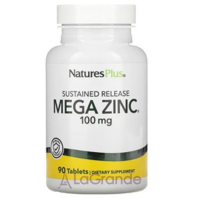 NaturesPlus Mega Zinc 100 mg    100   