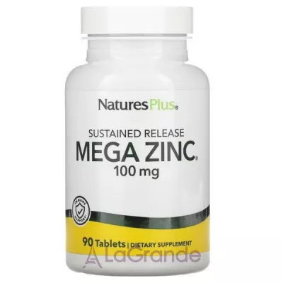 NaturesPlus Mega Zinc 100 mg   100   