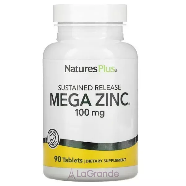 NaturesPlus Mega Zinc 100 mg ���� ���� 100 �� � ���������