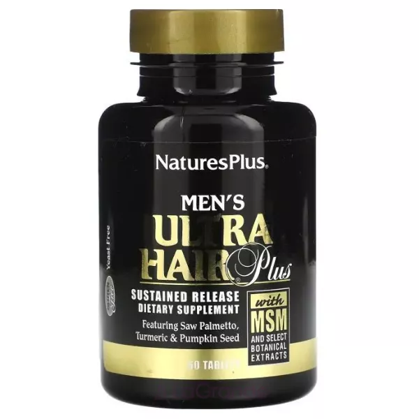 NaturesPlus Men's Ultra Hair Plus �������� ��� ����� �� ������������ ������� ��� ������� � ���������
