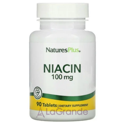 NaturesPlus Niacin 100 mg  100   