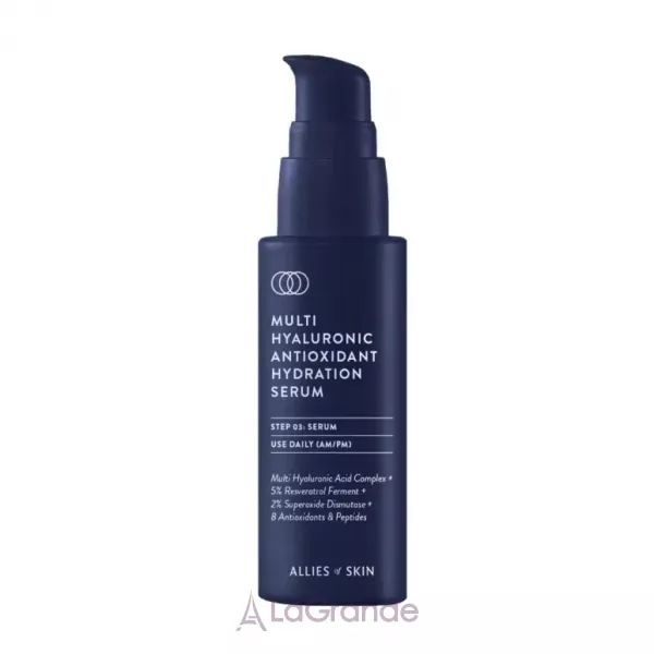 Allies of Skin Multi Hyaluronic Antioxidant Hydration Serum ������� ��������� ��� ����