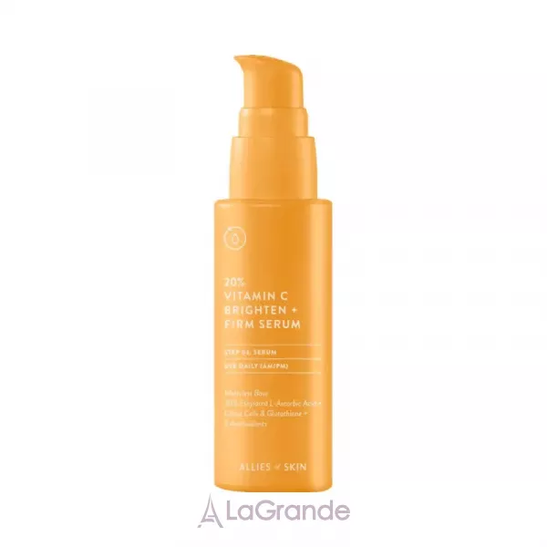 Allies of Skin 20% Vitamin C Brighten + Firm Serum ��������� � ��������� � ��� ����