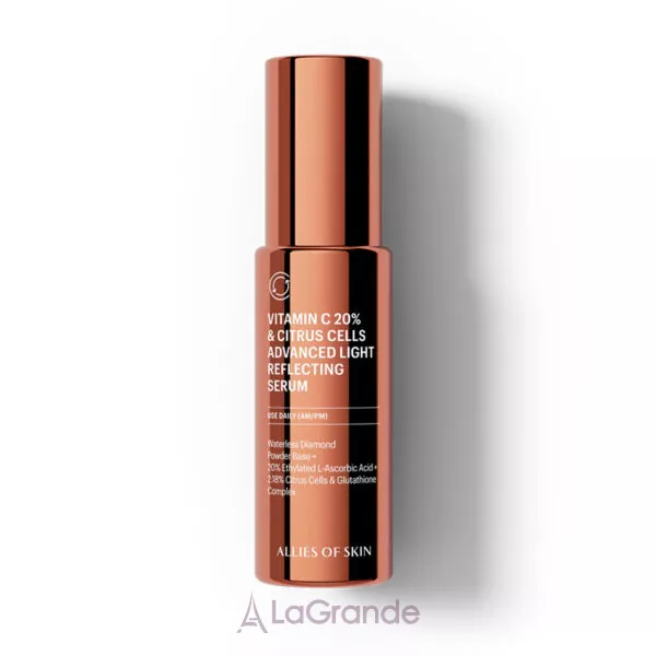 Allies of Skin 20% Vitamin C Brighten + Firm Serum ��������� � ��������� � ��� ����