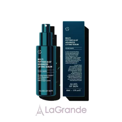 Allies of Skin Multi Peptides & GF Advanced Lifting Serum     