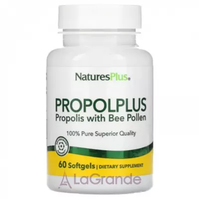 NaturesPlus Propolplus Propolis w/Bee Pollen ,    