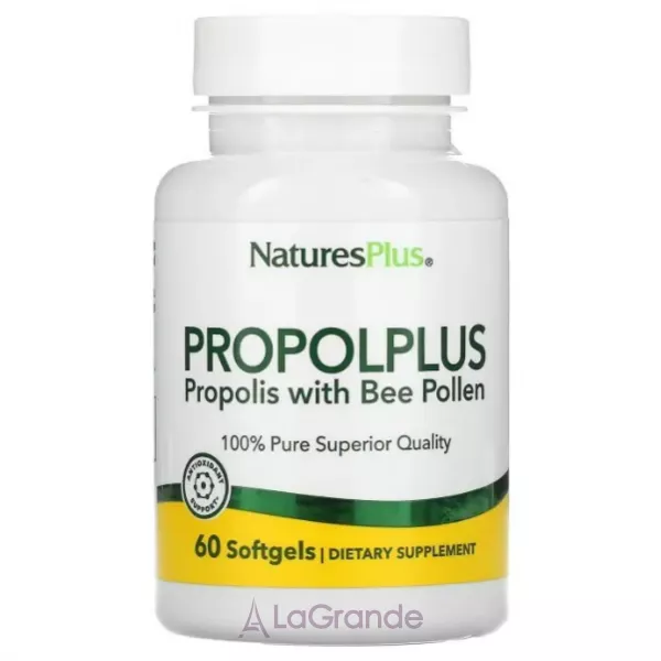 NaturesPlus Propolplus Propolis w/Bee Pollen �������, ��������� ����� � ��������