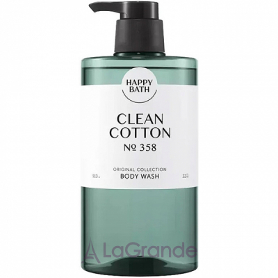 Happy Bath Original Collection Clean Cotton Body Wash    