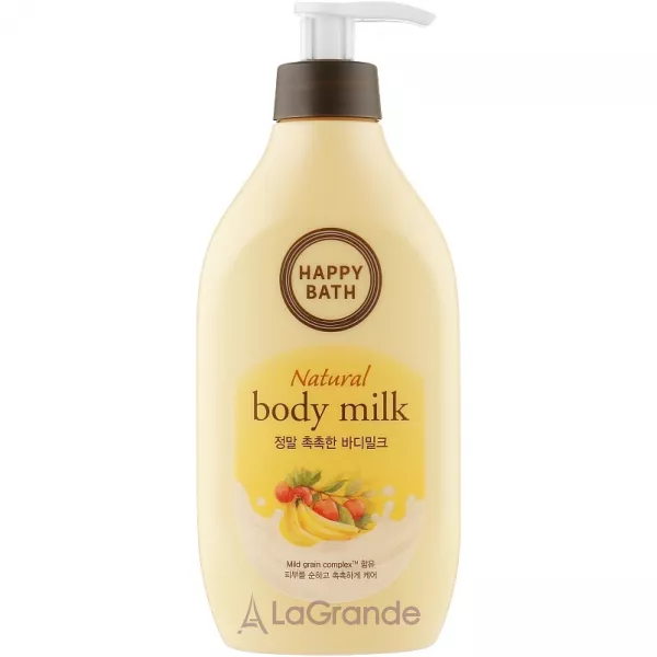 Happy Bath Natural Real Moist Body Milk ������������� ������� ��� ��� � ���������� �����������