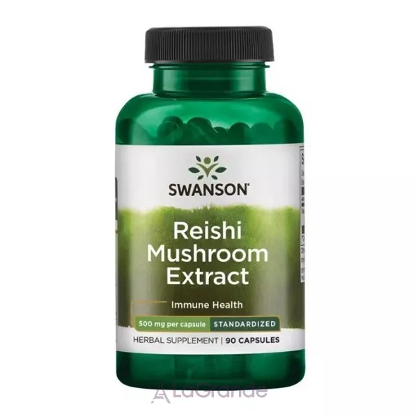 Swanson Reishi Mushroom Extract Standardized 500mg ����������� ������� 