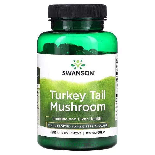 Swanson Turkey Tail Mushroom 500 mg ĳ������ ������� 