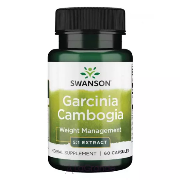 Swanson Garcinia Cambogia 5:1 Extract 80 mg ĳ������ ������� 