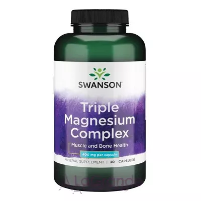 Swanson Triple Magnesium Complex 400 mg    