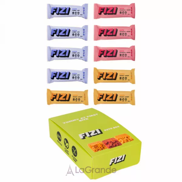 FIZI Keto Protein Bar Keto Box ����������� �������� (����)