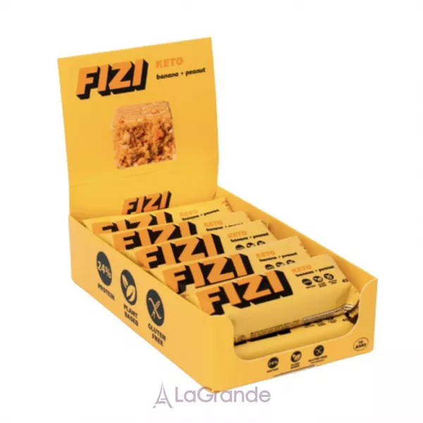 FIZI KETO Protein Bar Banana + Peanut ����������� �������� 