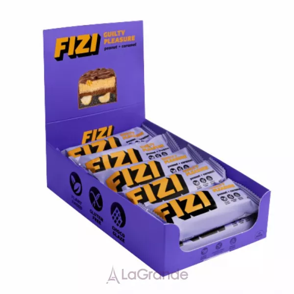 FIZI Chocolate Bar Peanut-Caramel ���������� �������� 