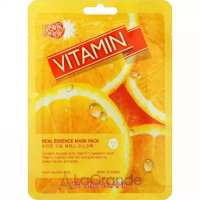 May Island Real Essence Vitamin Mask Pack    c  C