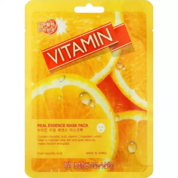 May Island Real Essence Vitamin Mask Pack ����� ��� ���� c ��������� C