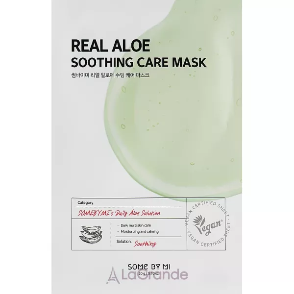 Some By Mi Real Aloe Soothing Care Mask ����� ��� ������� � ����