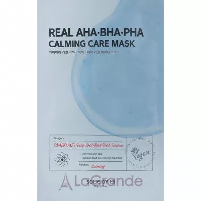 Some By Mi Real Aha Bha Pha Calming Care Mask     