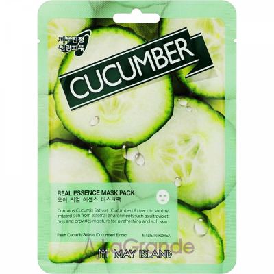 May Island Real Essence Cucumber Mask Pack      