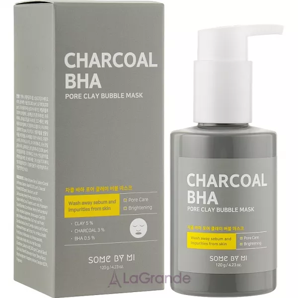 Some By Mi Charcoal BHA Pore Clay Bubble Mask �����-����� �� ������ �����