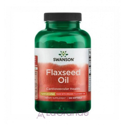 Swanson Flaxseed Oil 1 gram ĳ  