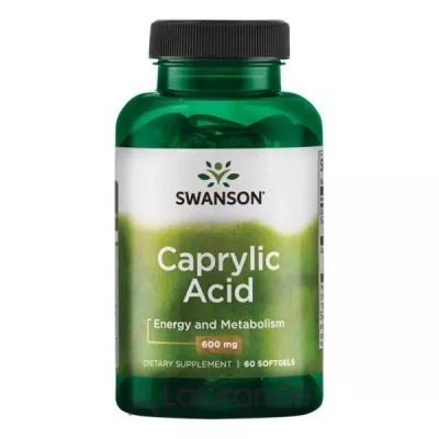 Swanson Caprylic Acid 600 mg ĳ  