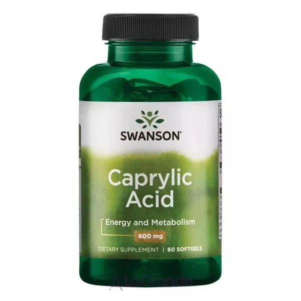Swanson Caprylic Acid 600 mg ����������� ������� 