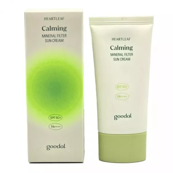 Goodal Heartleaf Calming Mineral Filter Sun Cream 50+ PA++ ����������� �������������� ����