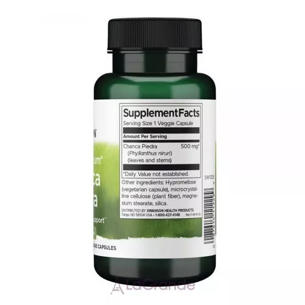 Swanson Full Spectrum Chanca Piedra 500mg �������� ��� �������� ������� �� �����