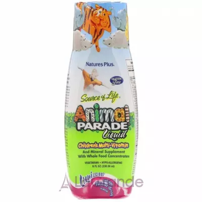 Natures Plus Source of Life Animal Parade Liquid Children's Multi-Vitamin       