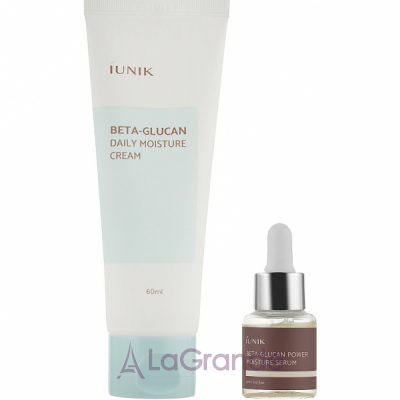 iUNIK Beta Glucan Edition Skin Care Set  (cr/60ml + ser/15ml)