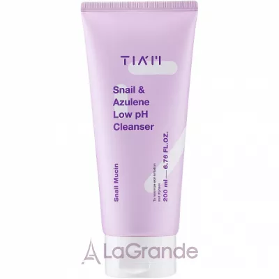 Tiam Snail & Azulene Low pH Cleanser    