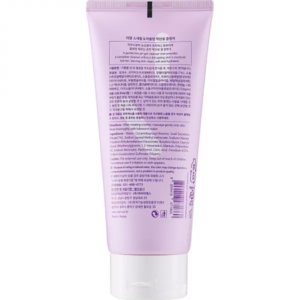 Tiam Snail & Azulene Low pH Cleanser ��������������� ���� ��� ��������