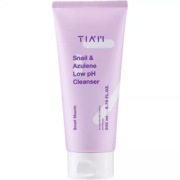 Tiam Snail & Azulene Low pH Cleanser ��������������� ���� ��� ��������