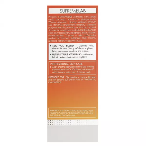 Bielenda Professional SupremeLab Energy Boost Serum Exfoliating Mask �������������� ����� � ��������� � ��������� C