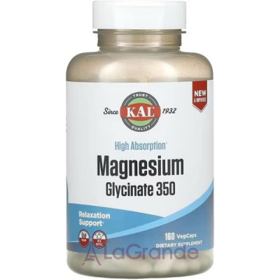 KAL Magnesium Glycinate 350  ( )   㳿,      160 .