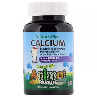 NaturesPlus Source of Life Animal Parade Calcium Children's Chewable Supplement        