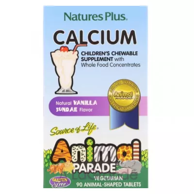 NaturesPlus Source of Life Animal Parade Calcium Children's Chewable Supplement        