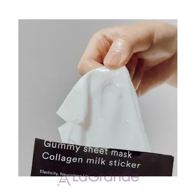 Abib Gummy Sheet Mask Collagen Milk Sticker      