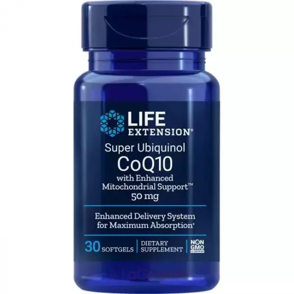 Life Exten Super Ubiquinol CoQ10 with Enhanced Mitochondrial Support 50 mg ĳ������ ������� 