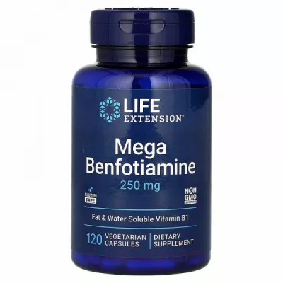 Life Exten Mega Benfotiamine 250 mg ĳ  -    B1