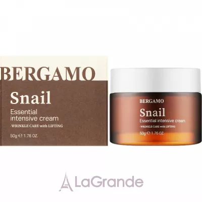 Bergamo Snail Essential Intensive Cream      