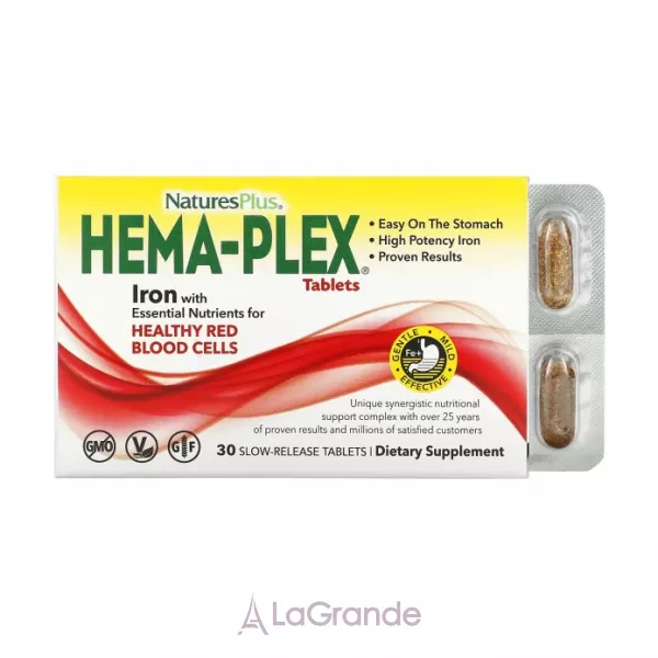 Nature's Plus Hema-Plex (blister) ������ � �������������� ����������� ��� ������ �������� �����