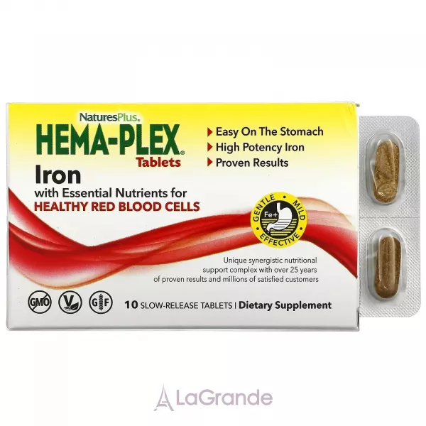 Nature's Plus Hema-Plex ����� �� ����������� ����������� ��� ���������� ������'� ����