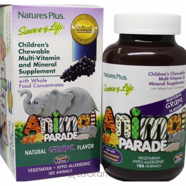 NaturesPlus Source of Life Children's Chewable Multi-Vitamin and Mineral Supplement ³����� ��� ���� � ������ ��������� � ��������� ���������