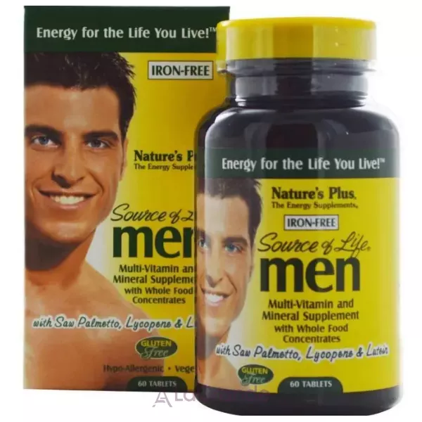 Nature's Plus Source of Life Men Multi-Vitamin and Mineral Supplement Iron-Free ³����� ��� ������� ��� ����� � ���������