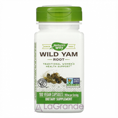 Nature's Way Wild Yam Root Traditional Women`s Healt Support       